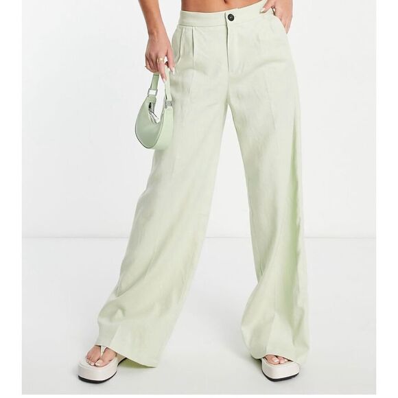 Zara Wide Leg Dress Pants - Picture 1 of 8